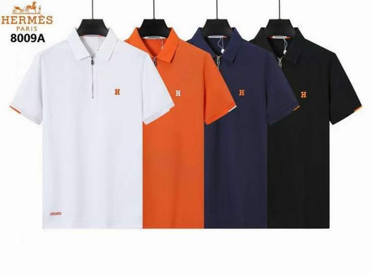 Picture of Hermes Polo Shirts Short _SKUHermesM-3XL8qx800927256